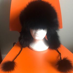 Pajar Rabbit Fur Lined Winter Hat